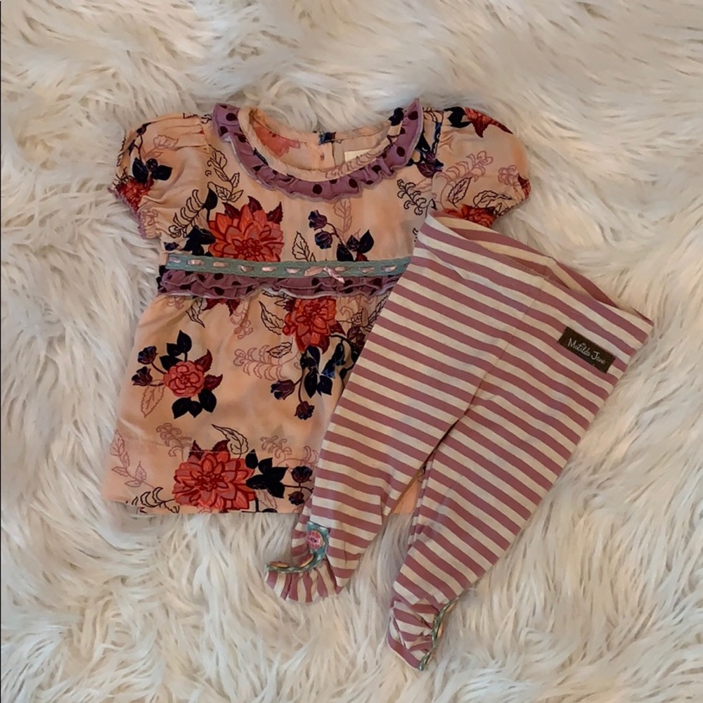 Matilda Jane Infant Size 3-6 months Top w/ Legging